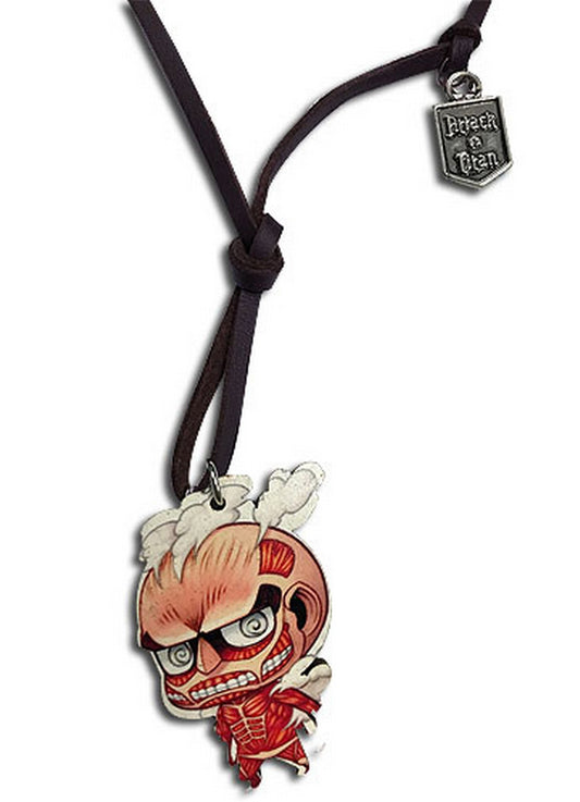 Attack On Titan - Wooden Titan Necklace