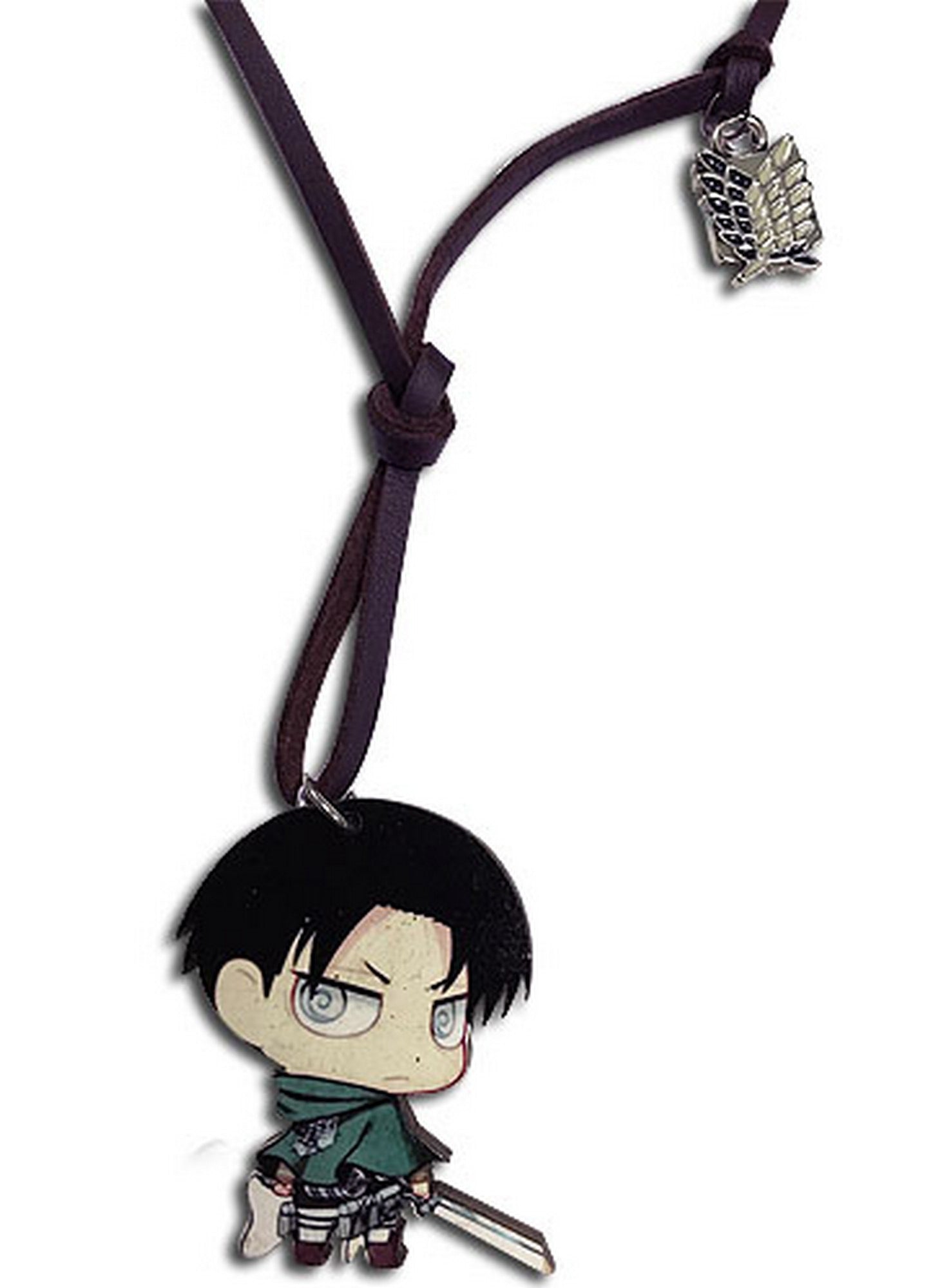 Attack On Titan - Wooden Levi Ackerman Necklace