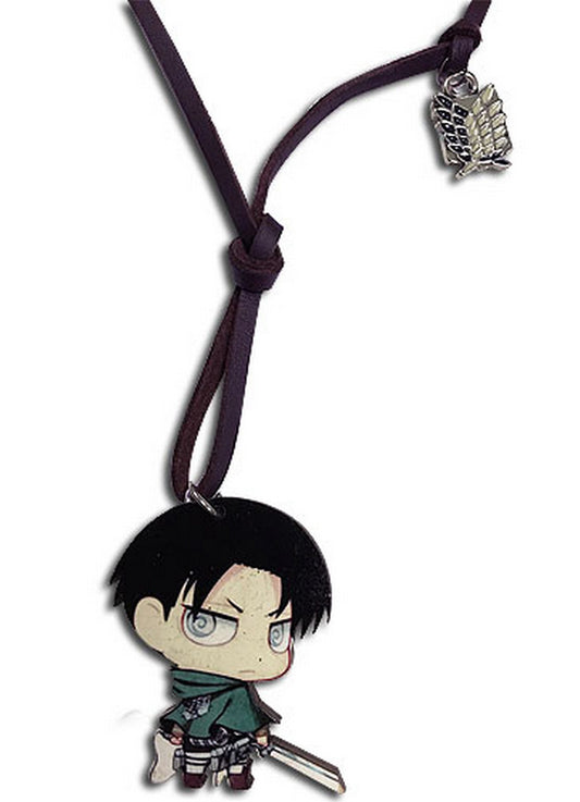 Attack On Titan - Wooden Levi Ackerman Necklace
