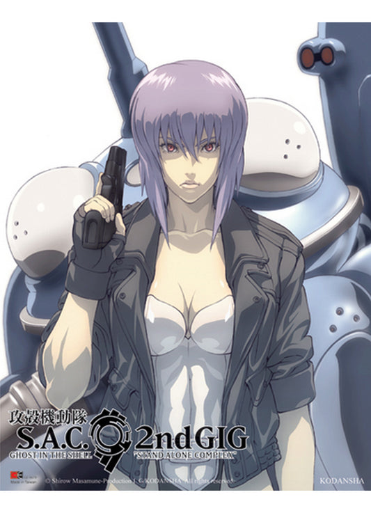 Ghost in The Shell - Motoko Kusanagi & Tachikoma Wall Scroll 31"W x 43"H