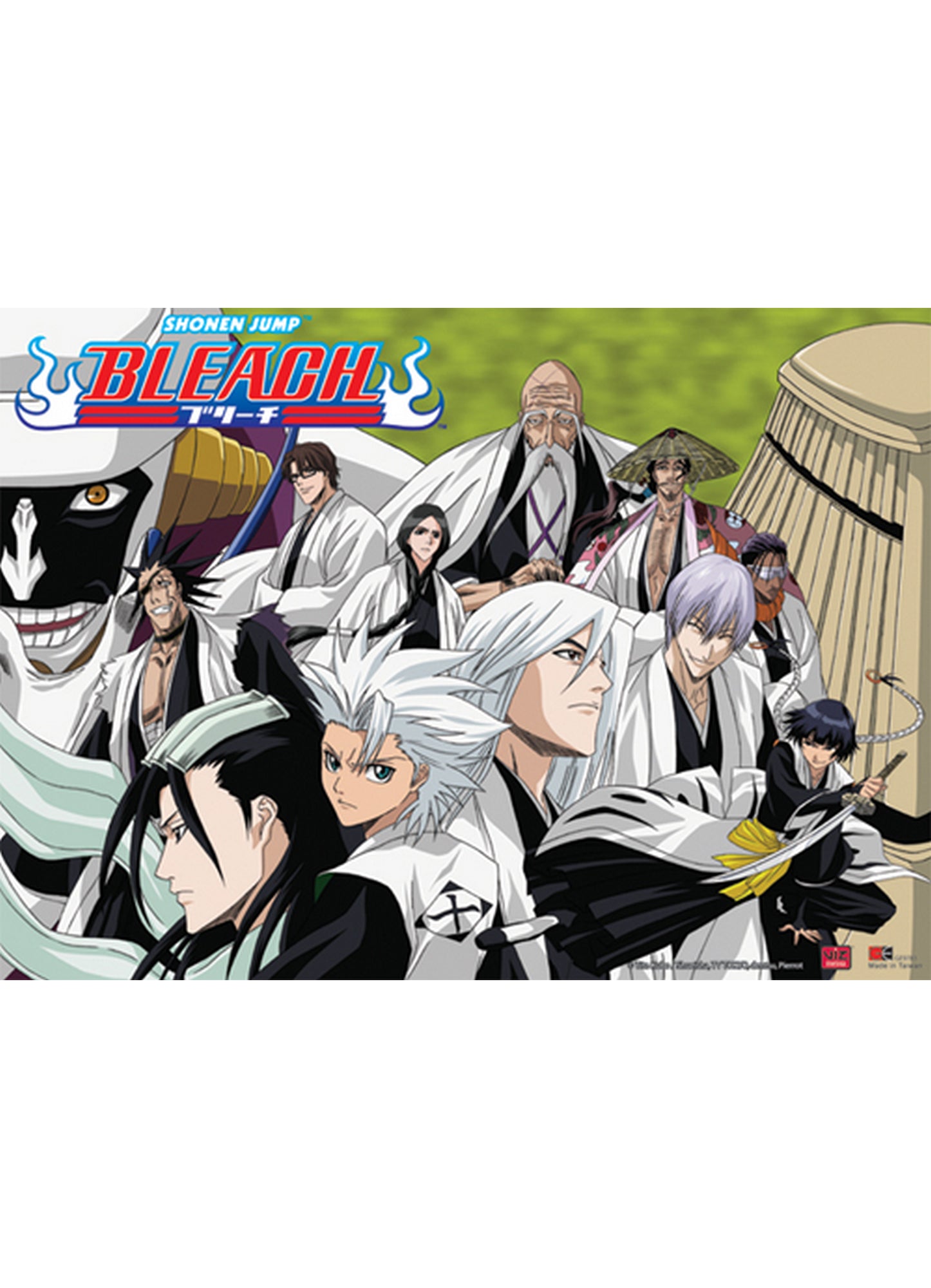 Bleach - 13 Captains Wall Scroll 31"W x 43"H