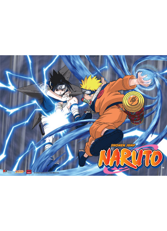 Naruto - Rasengan Vs Chidori Wall Scroll 31"W x 43"H