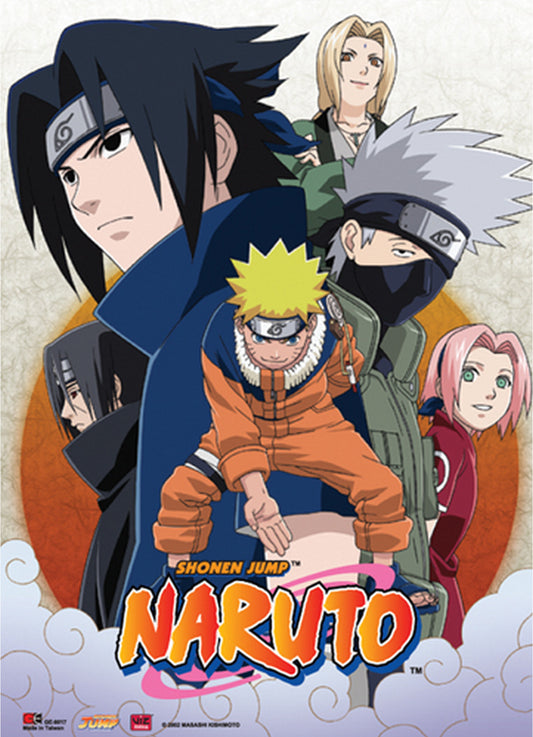 Naruto - Hidden Leaf Village Group Wall Scroll 31"W x 43"H