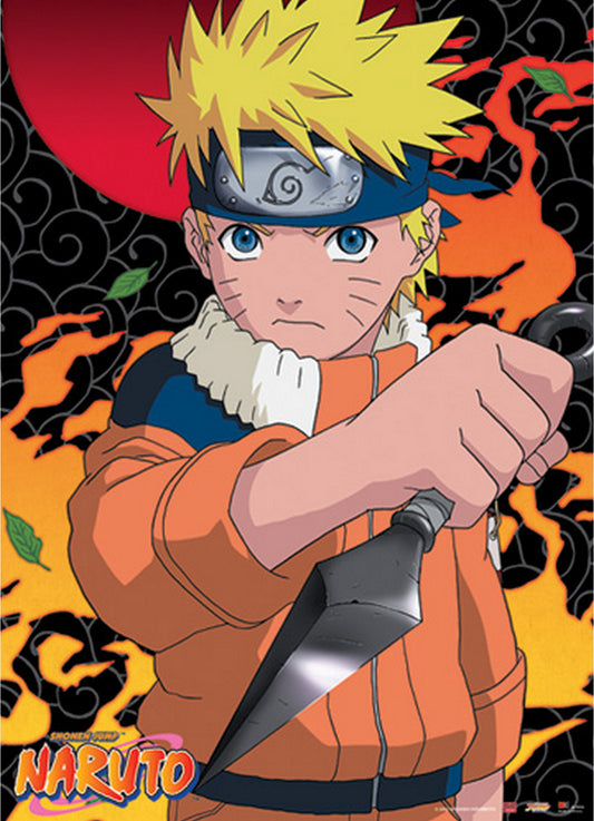 Naruto - Naruto Uzumaki Wall Scroll 31"W x 43"H