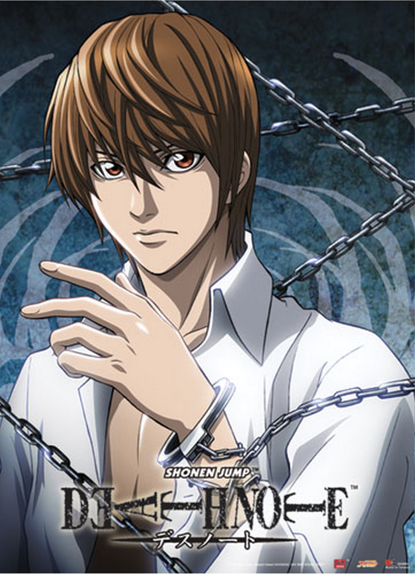 Death Note - Light Yagami With Chain Wall Scroll 31"W x 43"H