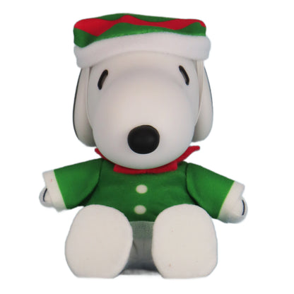 Peanuts - Snoopy (Holiday Elf Costume) Figurekey Plush 4.5" H