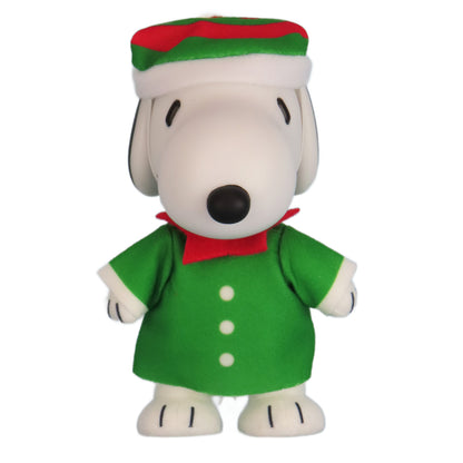 Peanuts - Snoopy (Holiday Elf Costume) Figurekey Plush 4.5" H