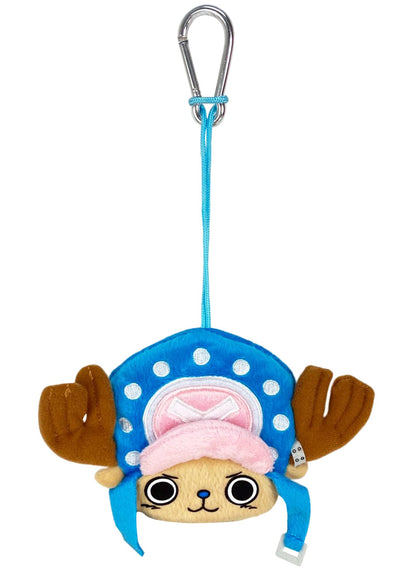 One Piece: Tony Tony Chopper (New World) Head Plush Keychain w/ Spring Clip