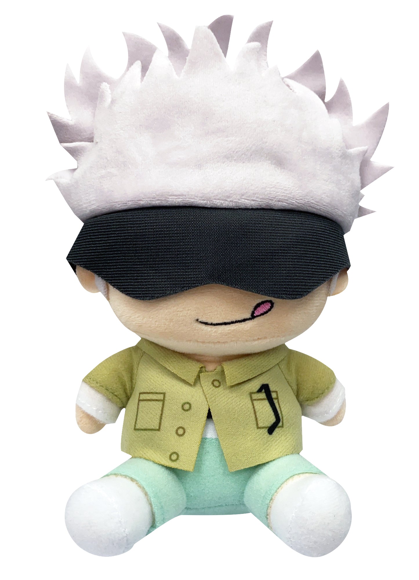 Jujutsu Kaisen - Satoru Gojo Sitting Pose Plush 7"H