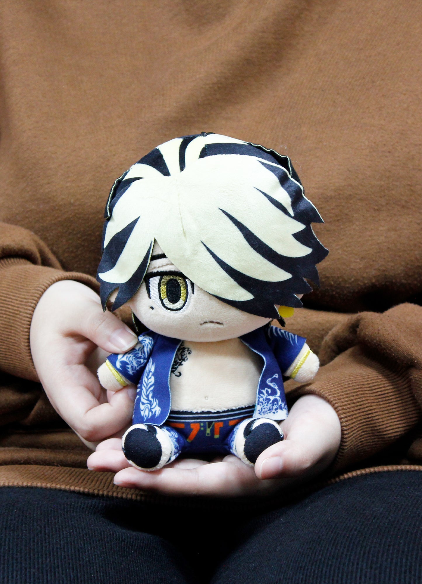 Tokyo Revengers - Hanemiya Kazutora Sitting Pose Plush 7"H