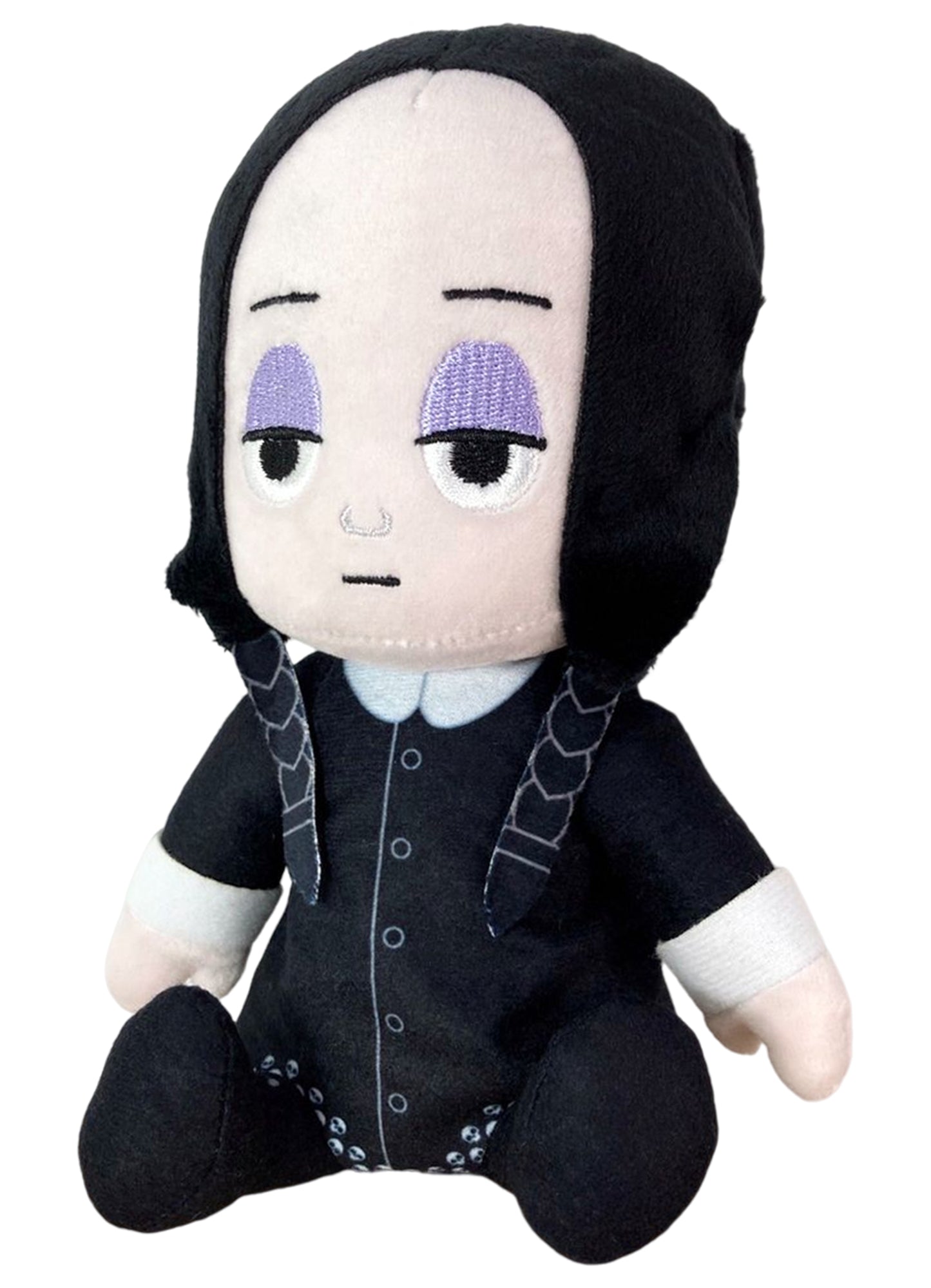 Addams Family Animated Movie 2 - Wednesday Addams Sitting Plush 7"H