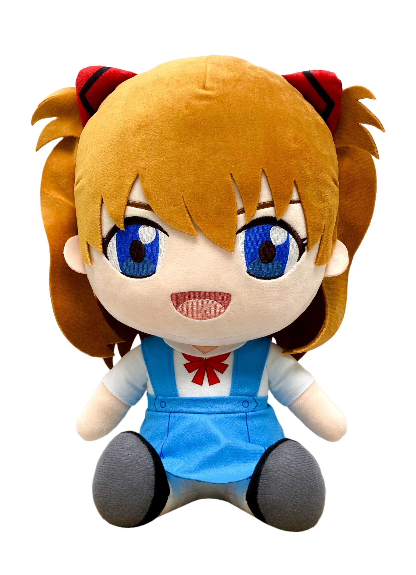 Evangelion New Movie - Asuka Langley Soryu Uniform Sitting Plush 12"H