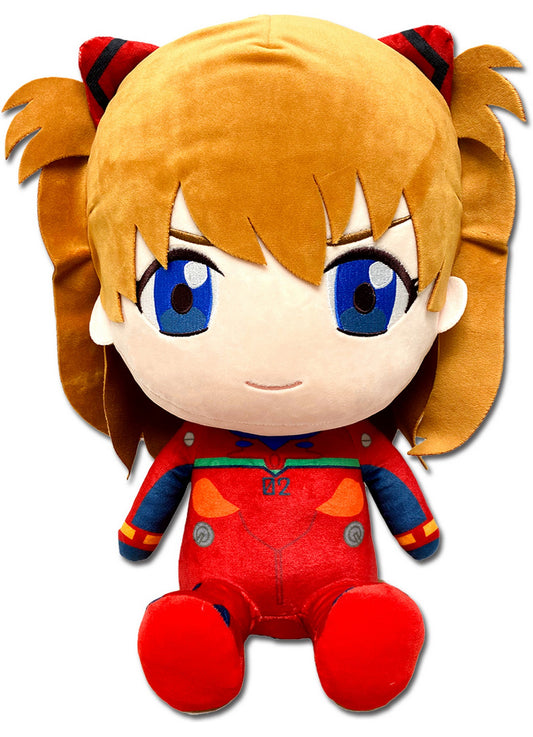 Evangelion New Movie - Soryu Asuka Langley Piug Suit Sitting Plush 12"H