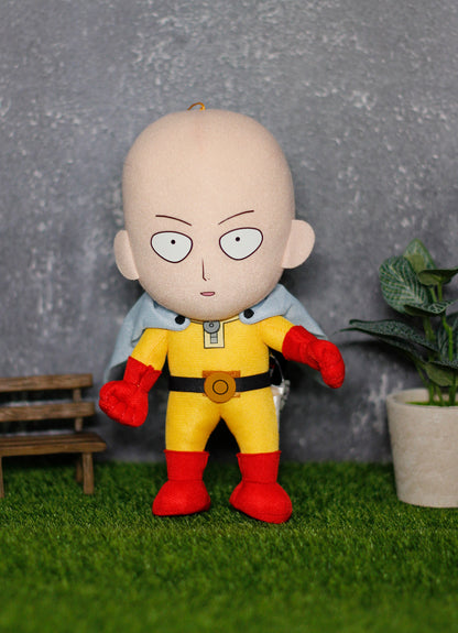 One Punch Man - Saitama "Caped Baldy" Plush 8"H