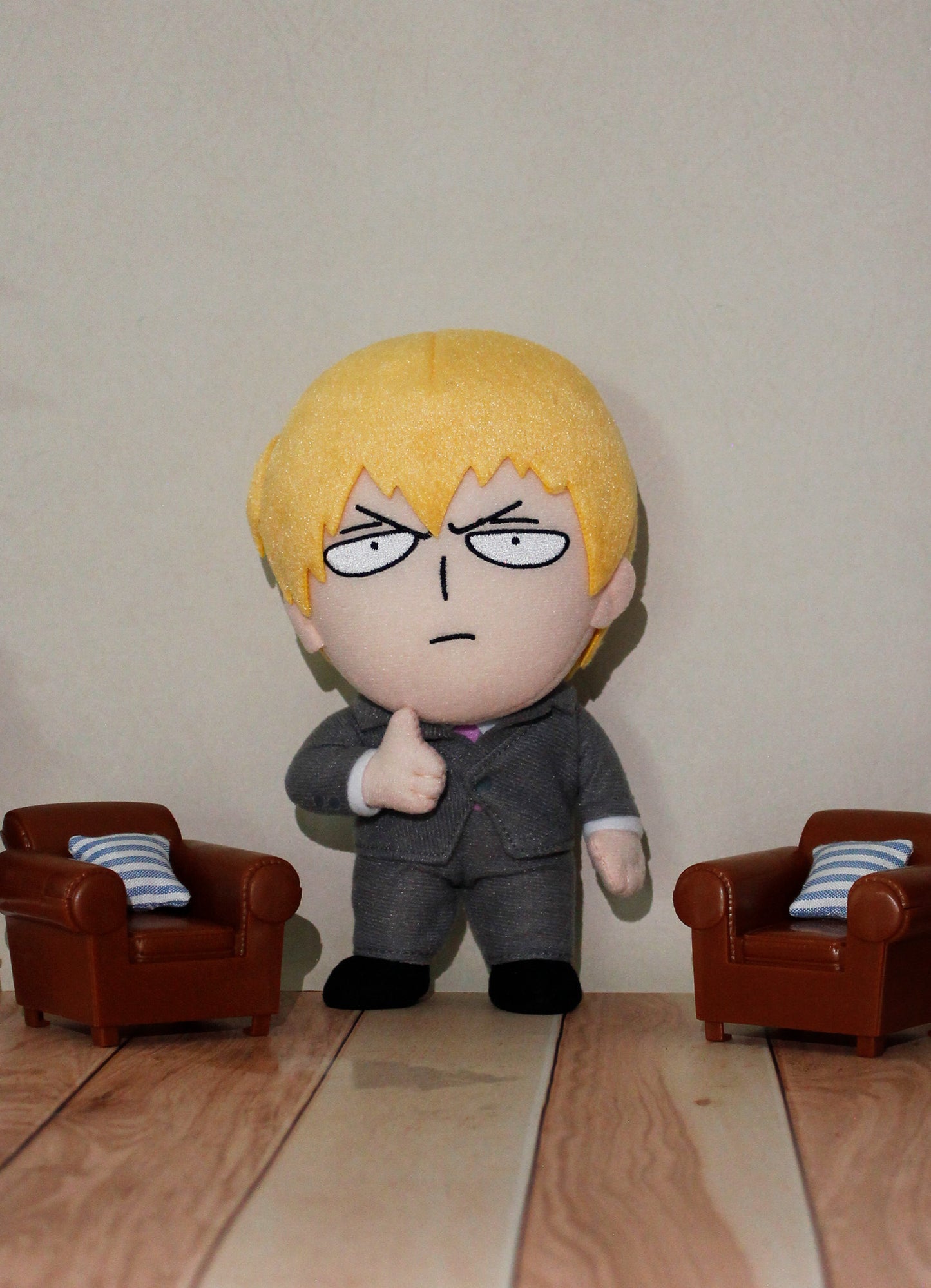 Mob Psycho 100 - Reigen Arataka Plush 8"H