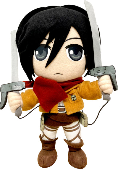 Attack On Titan - Mikasa Ackerman Plush 8"H