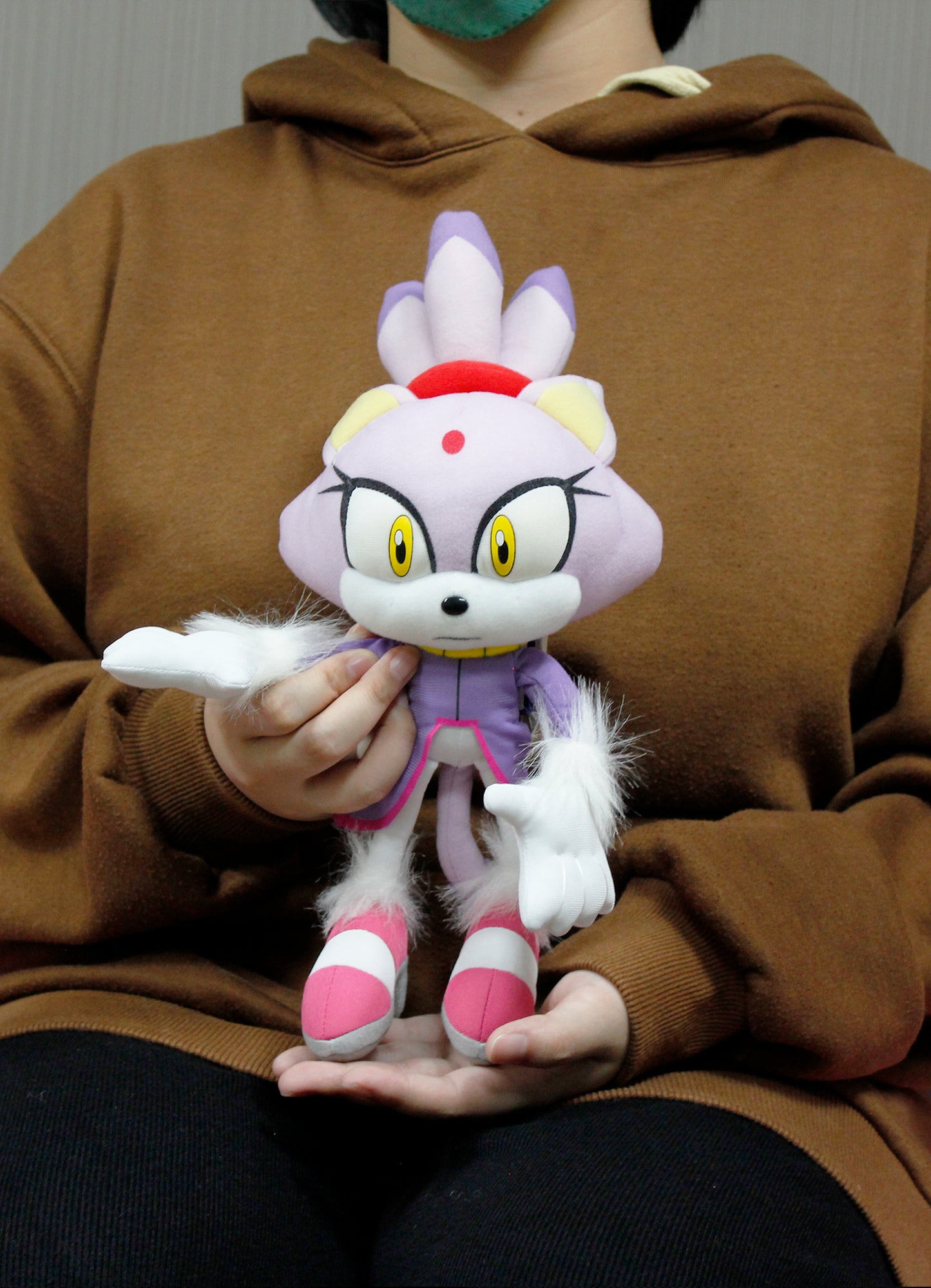 Sonic Hedgehog - Blaze The Cat Plush 9.5"H