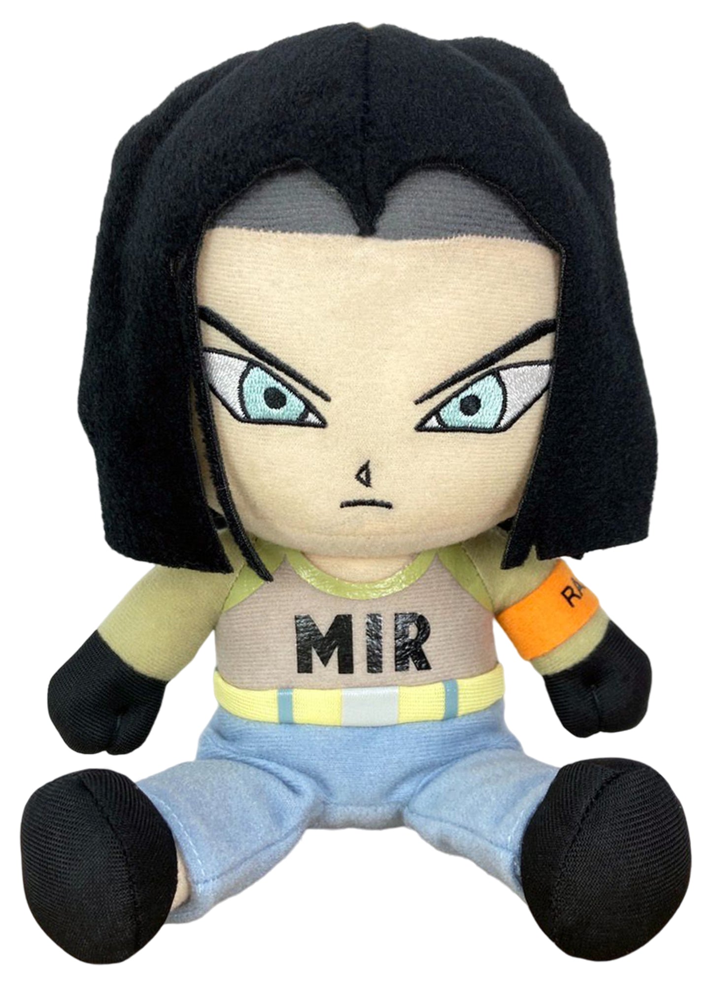 Dragon Ball Super - Androld 17 Sitting Plush 7"H