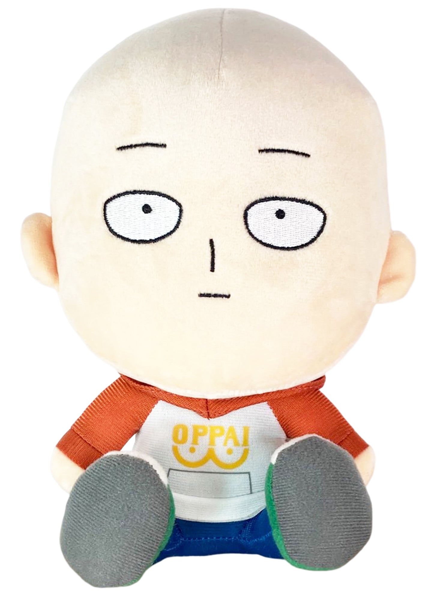 One Punch Man - Saitama "Caped Baldy" Oppai Clothes Plush 7"H