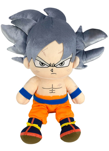 Dragon Ball Super - Son Goku Ultra Instinct Sitting Plush 14"H