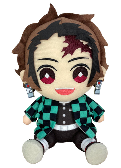 Demon Slayer - Tanjiro Kamado Sitting Plush 7"H