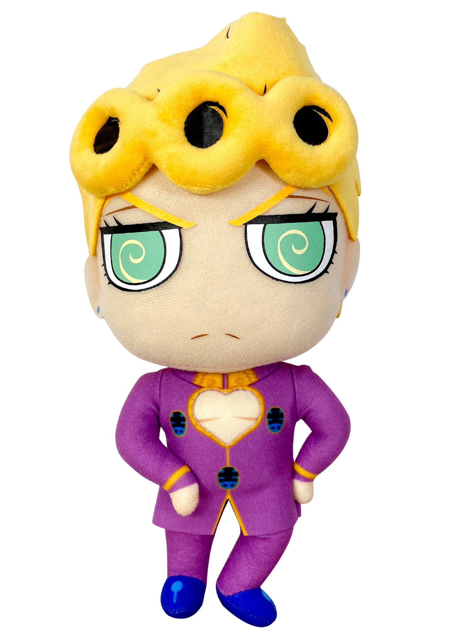 Jojos S4 - Giorno Giovanna SD Pose Plush 8"H